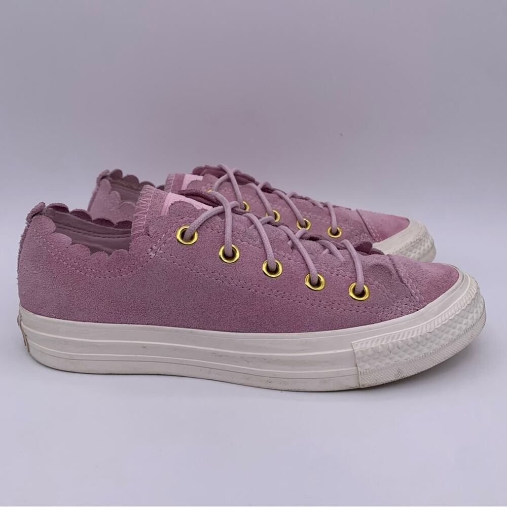 Converse Chuck Taylor All Star 'Frilly Thrills Pink Foam'  Women Shoe - Size:  5